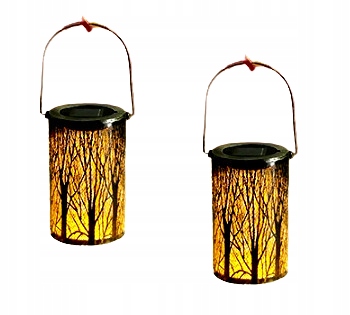 

Lampiony ogrodowe do powieszenia 2X solarne Led