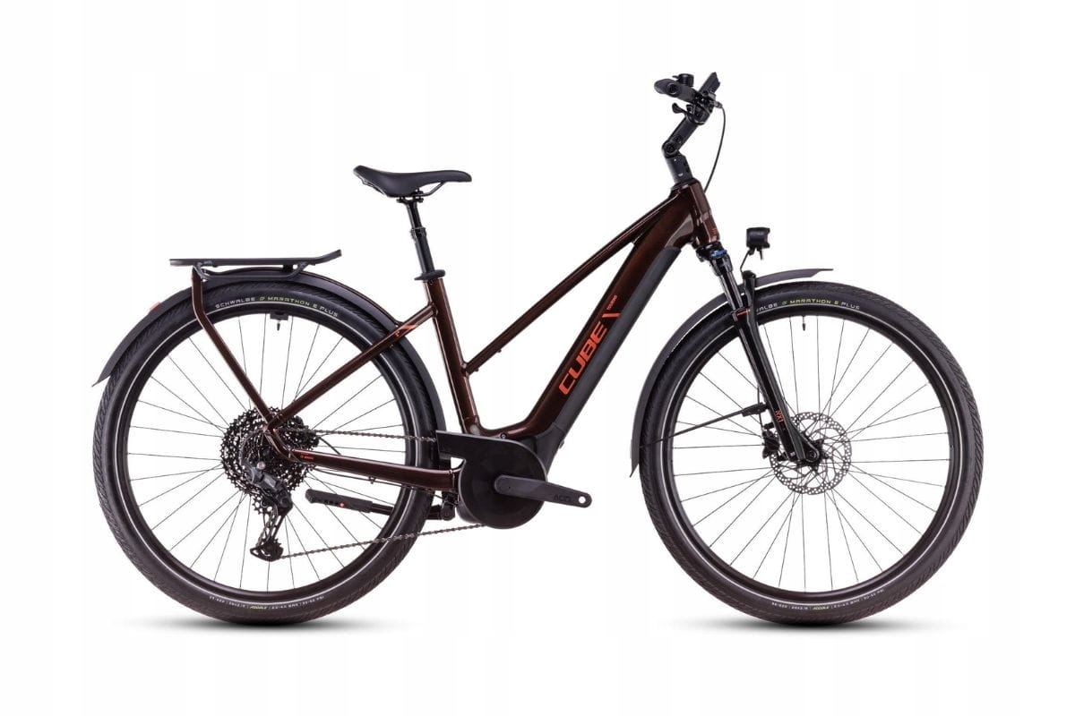 Rower elektryczny Cube Touring Hybrid Pro 625 Trapeze cinnamon´n´orange 202