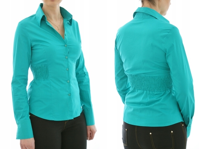 

Kobieca taliowana bawełniana koszula damska 1112#