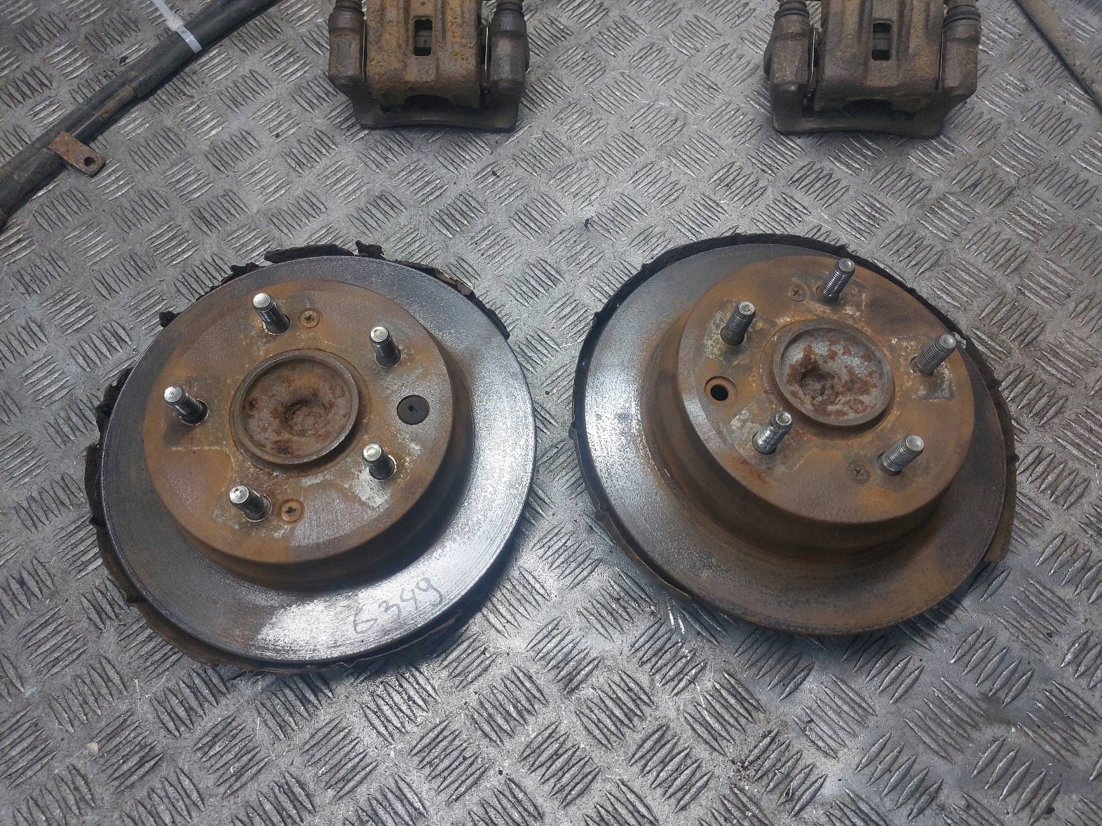 discs brake rear part + calipers + ropes HYUNDAI I30 and 1.6 16V