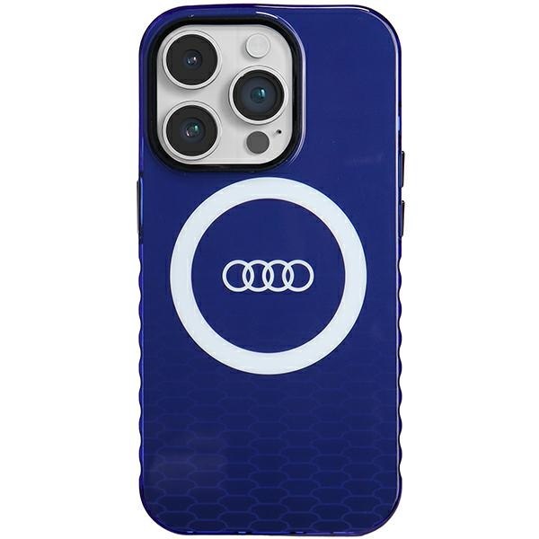 Audi IML Big Logo MagSafe Case iPhone 14 Pro 6.1" niebieski/navy blue