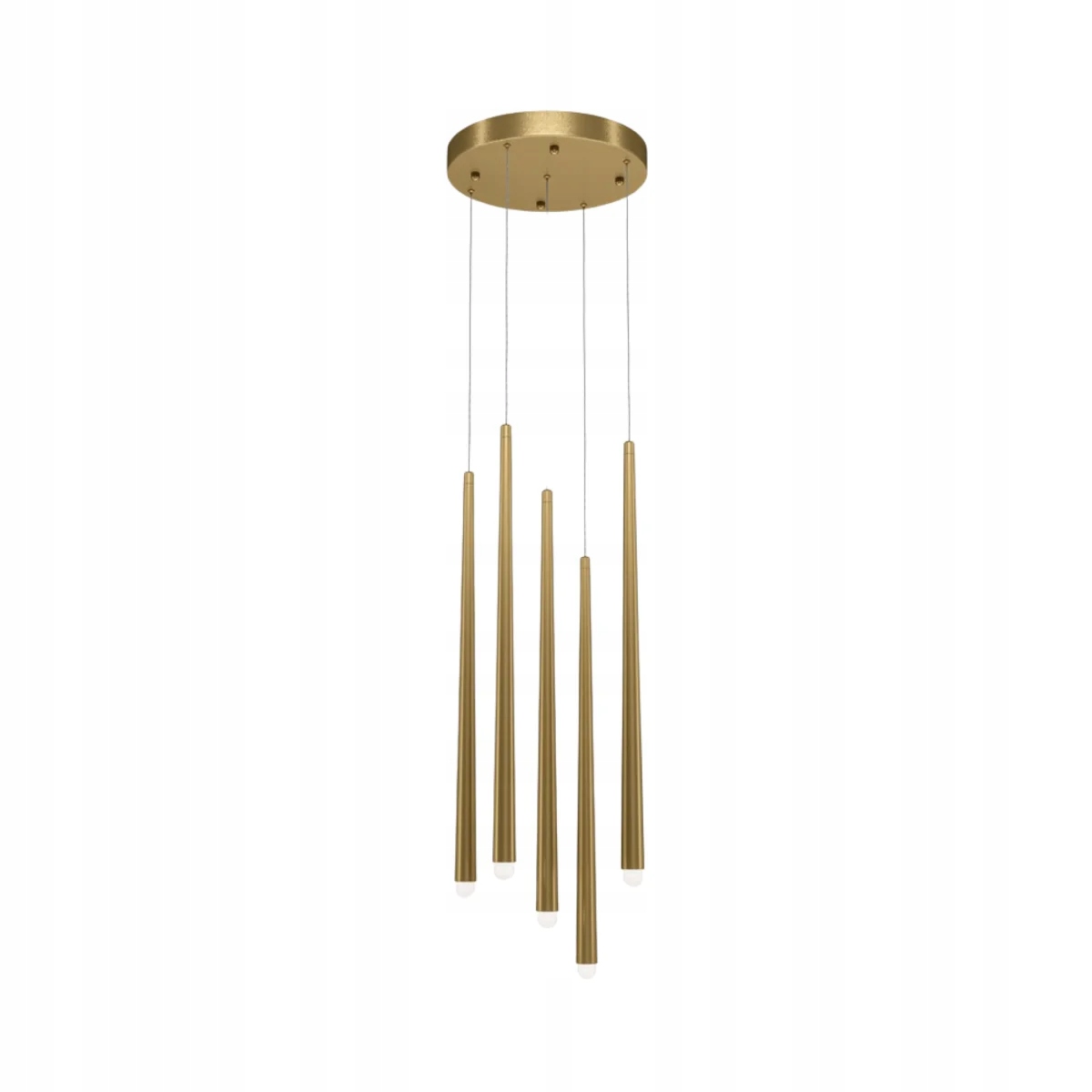Závěsná lampa Maytoni Cascade Led 31W, mosazná, 5 světelných bodů