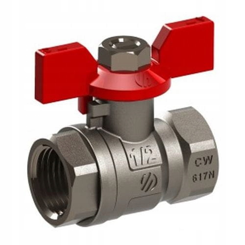 

Zawór kulowy Nile PN25 1/2" motyl