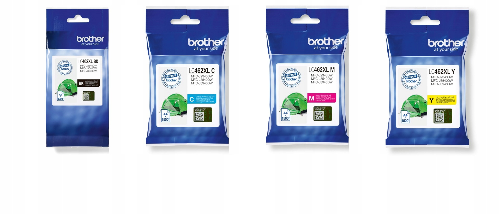 Sada inkoustů Brother LC-462XL LC462XL originální