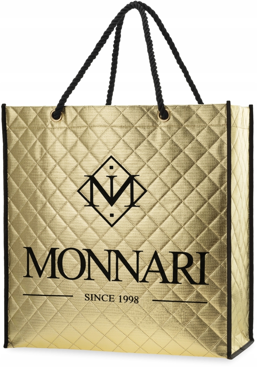 

Monnari Złota Torebka Shopper Torba Na Zakupy A4