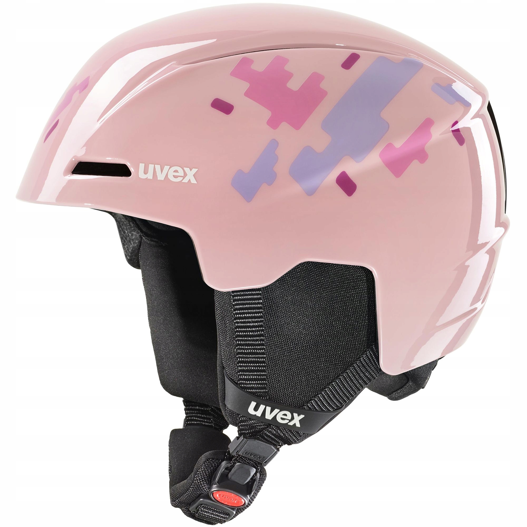 Dětská lyžařská přilba Junior Uvex Viti 46-50 cm pink puzzle