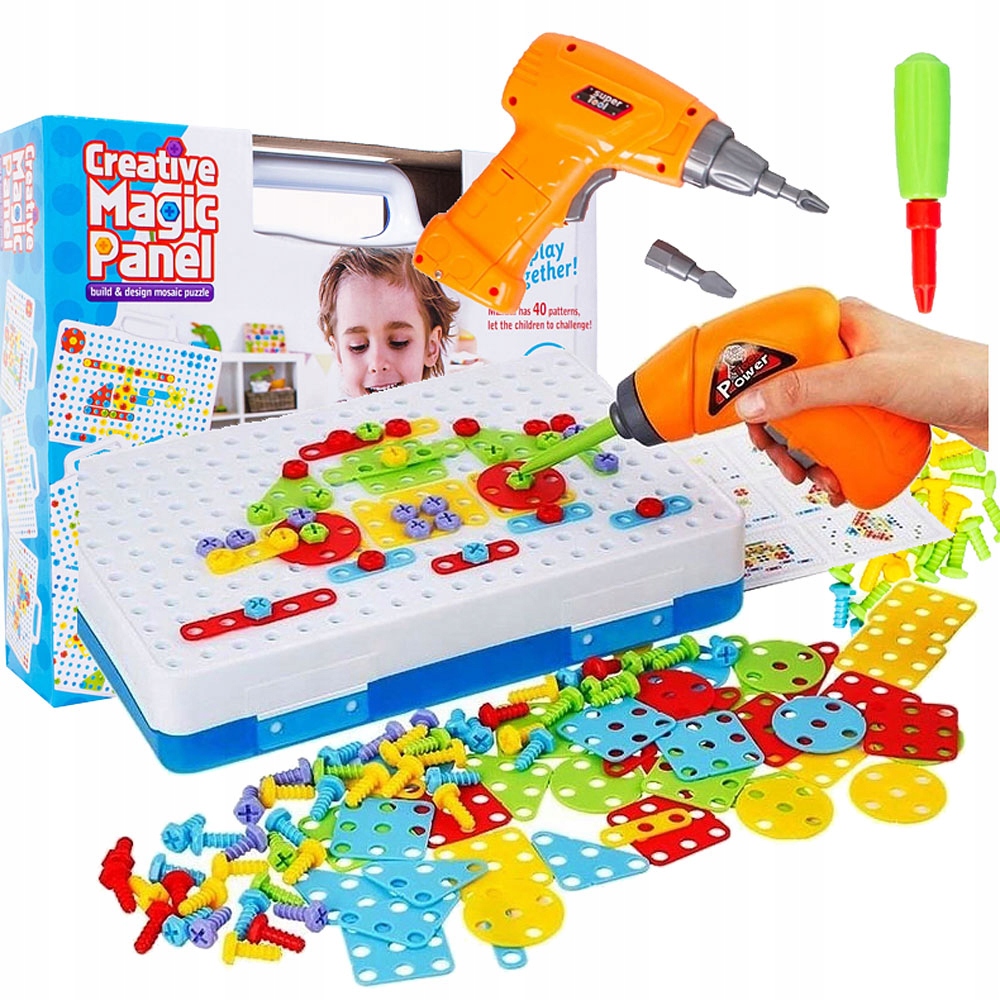 

Zestaw Kreatywny Do Wkręcania Dla Dzieci W Walizce