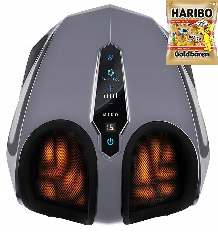 Masażer do stóp z ogrzewaniem głębokim ugniataniem kompresją i pilotem Miko