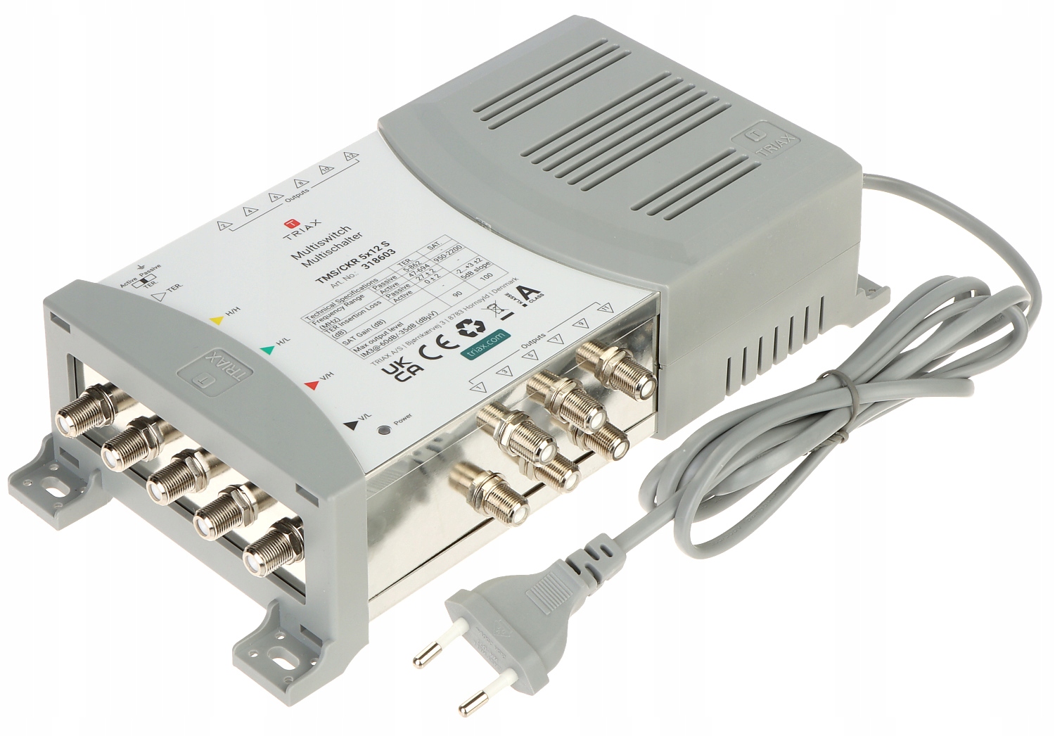 Multipřepínač 5-vstup/12-výstup TMS-5/12S Triax