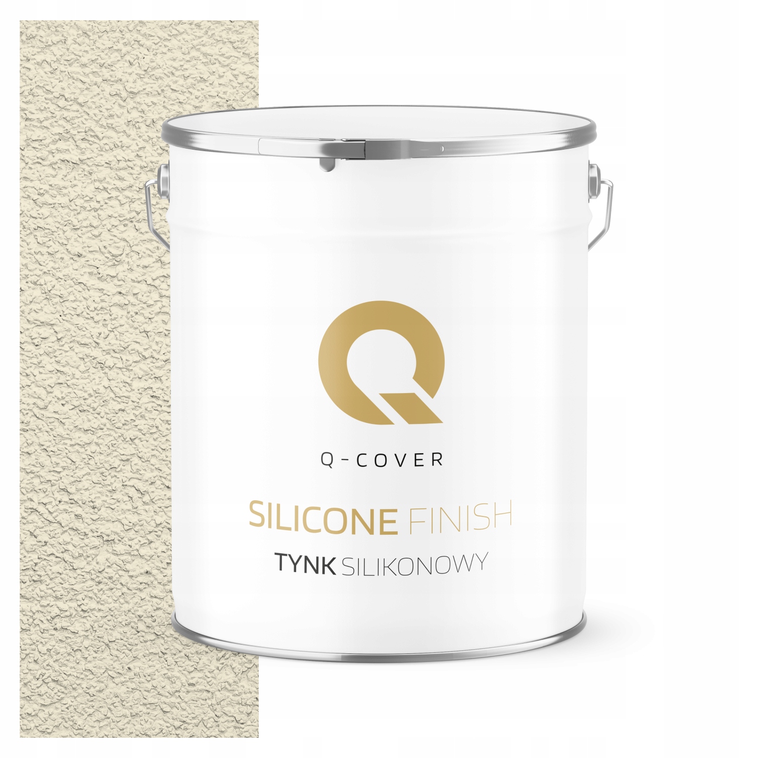 Tynk Silikonowy Elewacyjny Biały W Żółty F641 7KG Baranek Granulacja 2.0mm