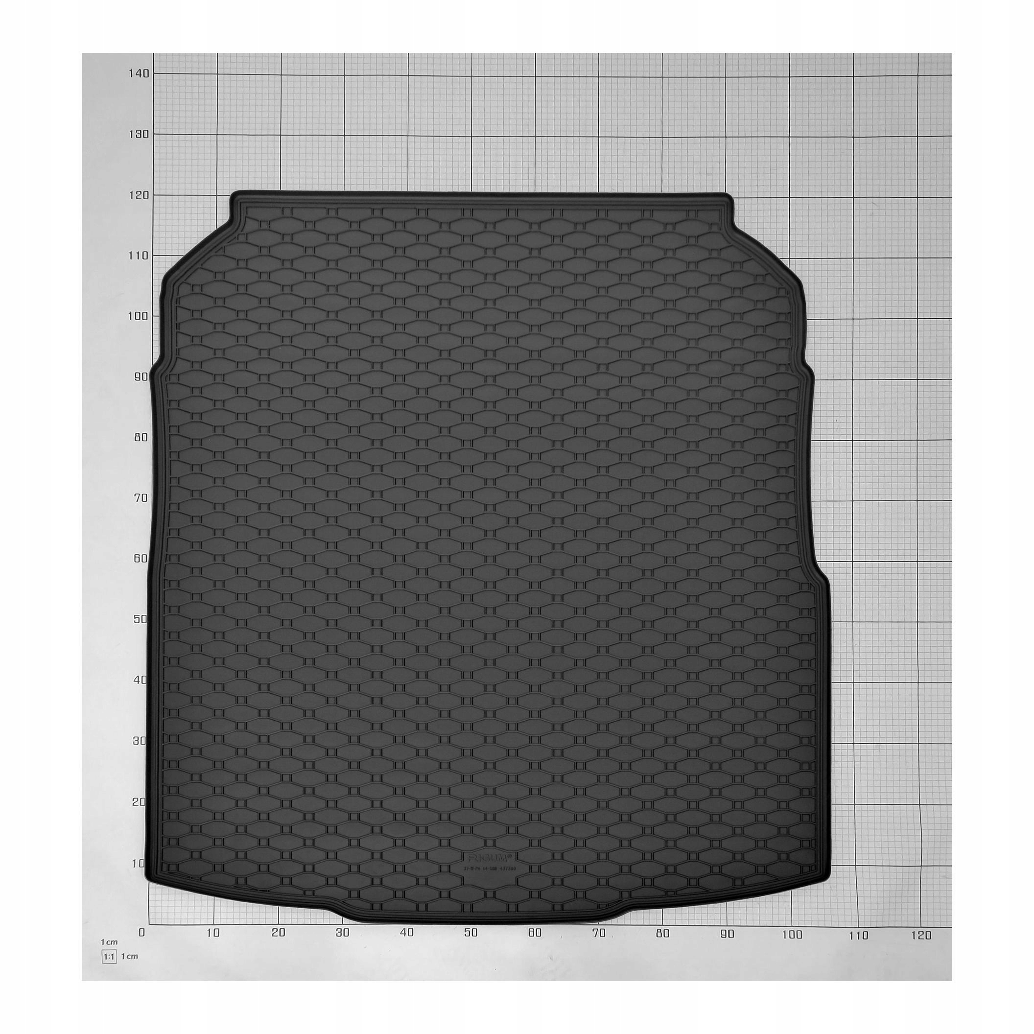 Zestaw dywaników do VW Passat B8 Sedan od 2019 Materiał guma