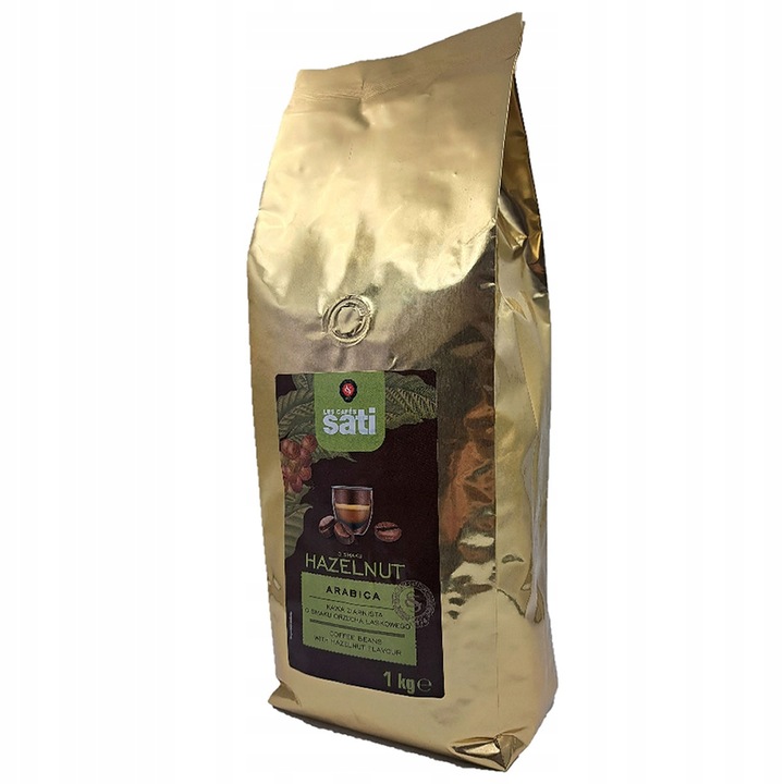 Cafe Sati o Smaku Orzechowym 1kg Ziarnista