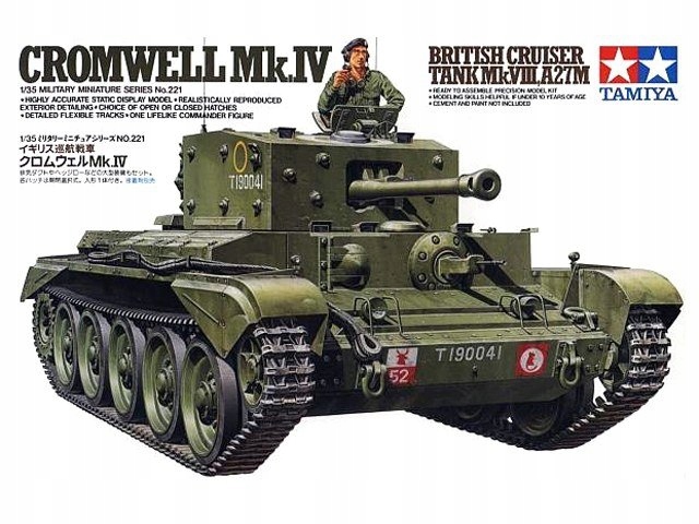 Tamiya 35221, britský Cromwell Mk. IV, 1:35