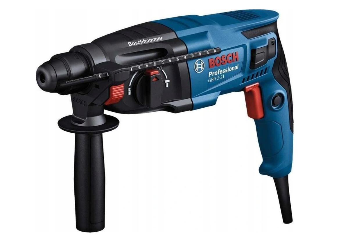 BOSCH Professional Młotowiertarka GBH 2-21 SDS Plus 3 Wiertła 6/8/10 mm — miniatura 8