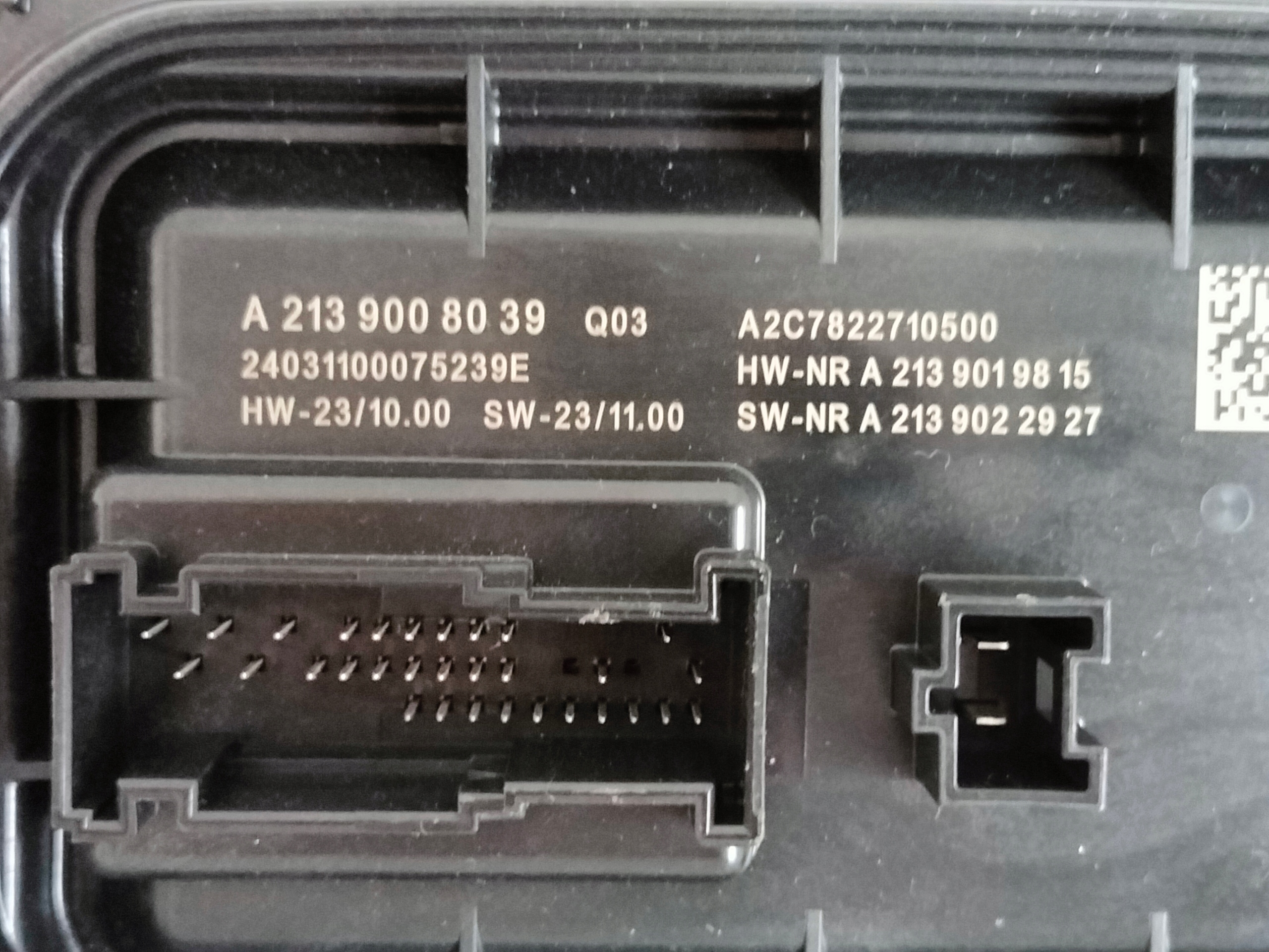 UNITÉ DE CONTRÔLE MODULE LED MERCEDES E-KLASA W213
