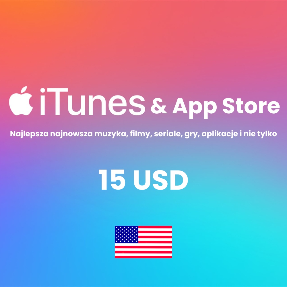 ITUNES ПОПОЛНЕНИЕ $ 15 USD APPSTORE / IPHONE / США