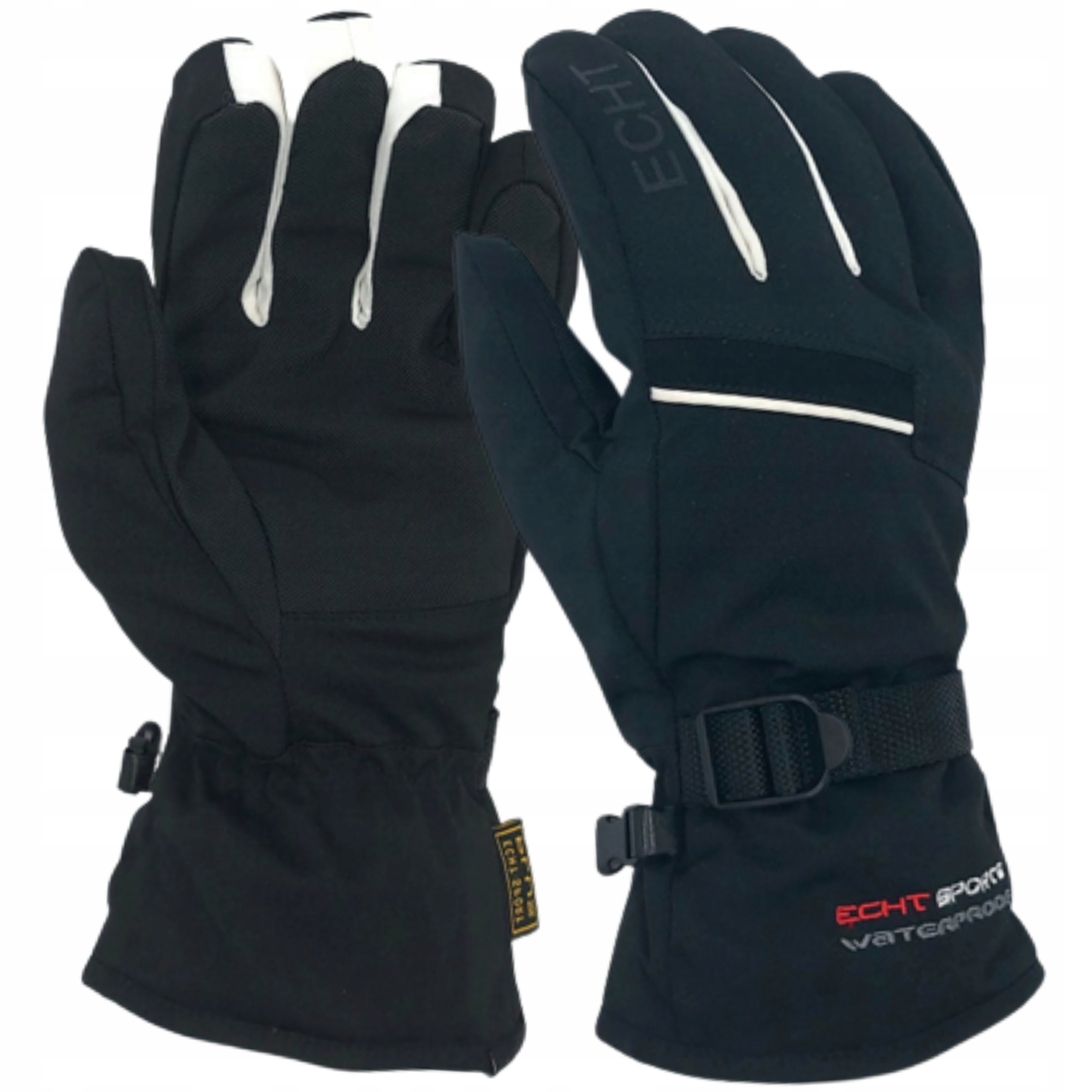 OCIEPLANE RĘKAWICE SPORTOWE WODOODPORNE TERMICZNE ZIMOWE NARCIARSKIE CIEPŁE