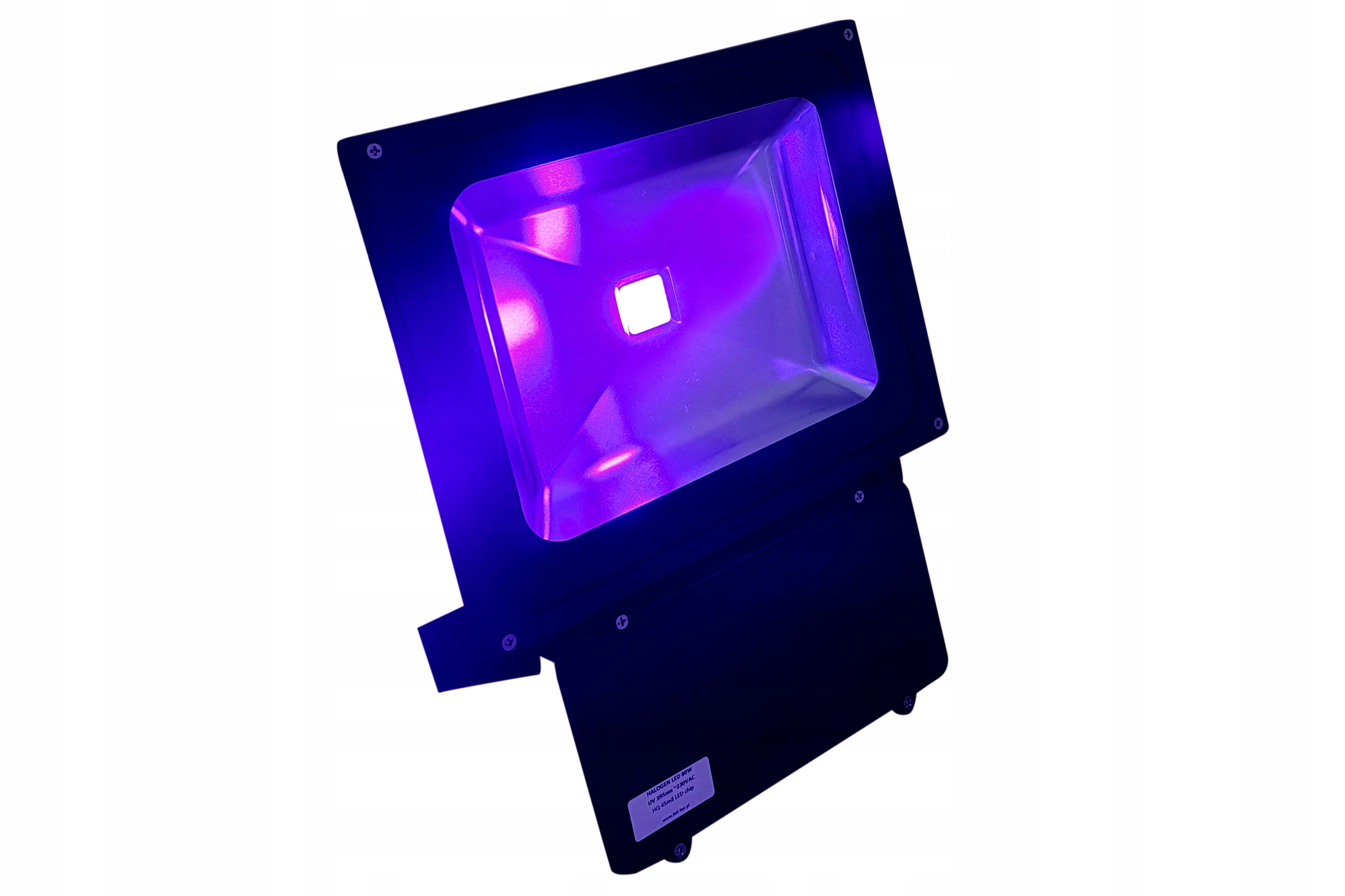 Halogénový Led reflektor 80W Uv 395nm Ultrafiolet 230V IP65 hermetický