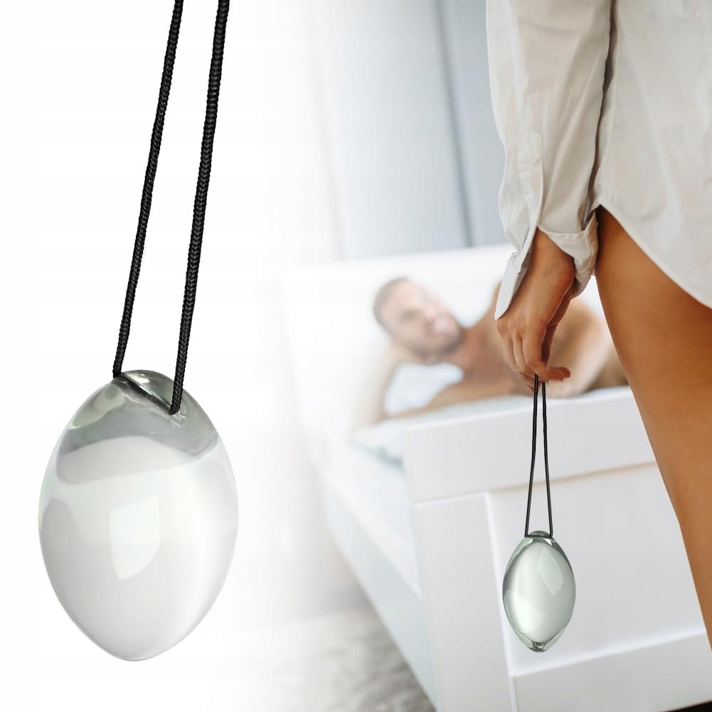 KRISTALL Szklany Korek Analny Dla Kobiet i Mężczyzn Analkugeln Dildo M — miniatura 7