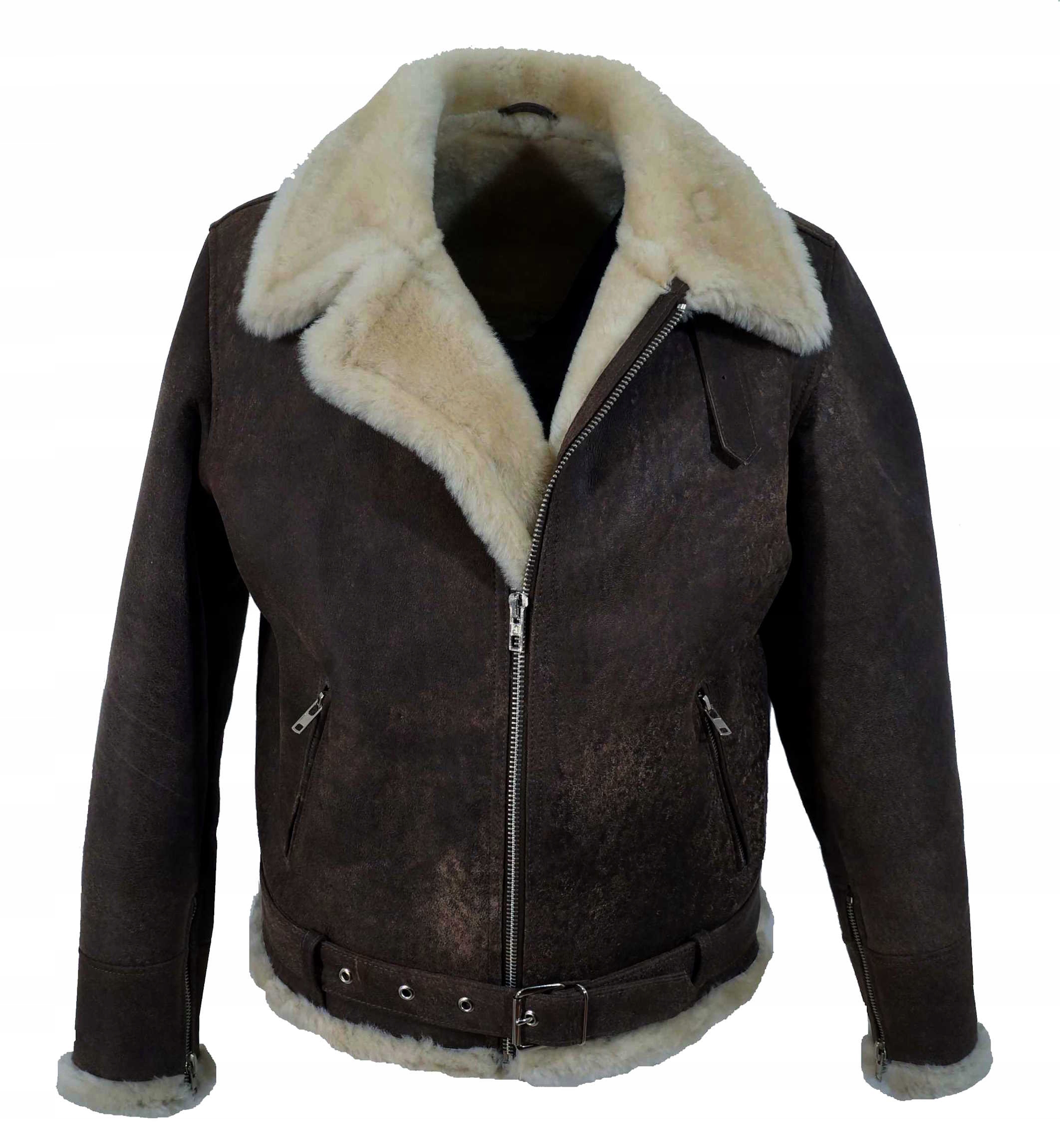 Skórzana PILOTKA Męska ZIMOWA LOTNICZA 303 NOWOŚĆ