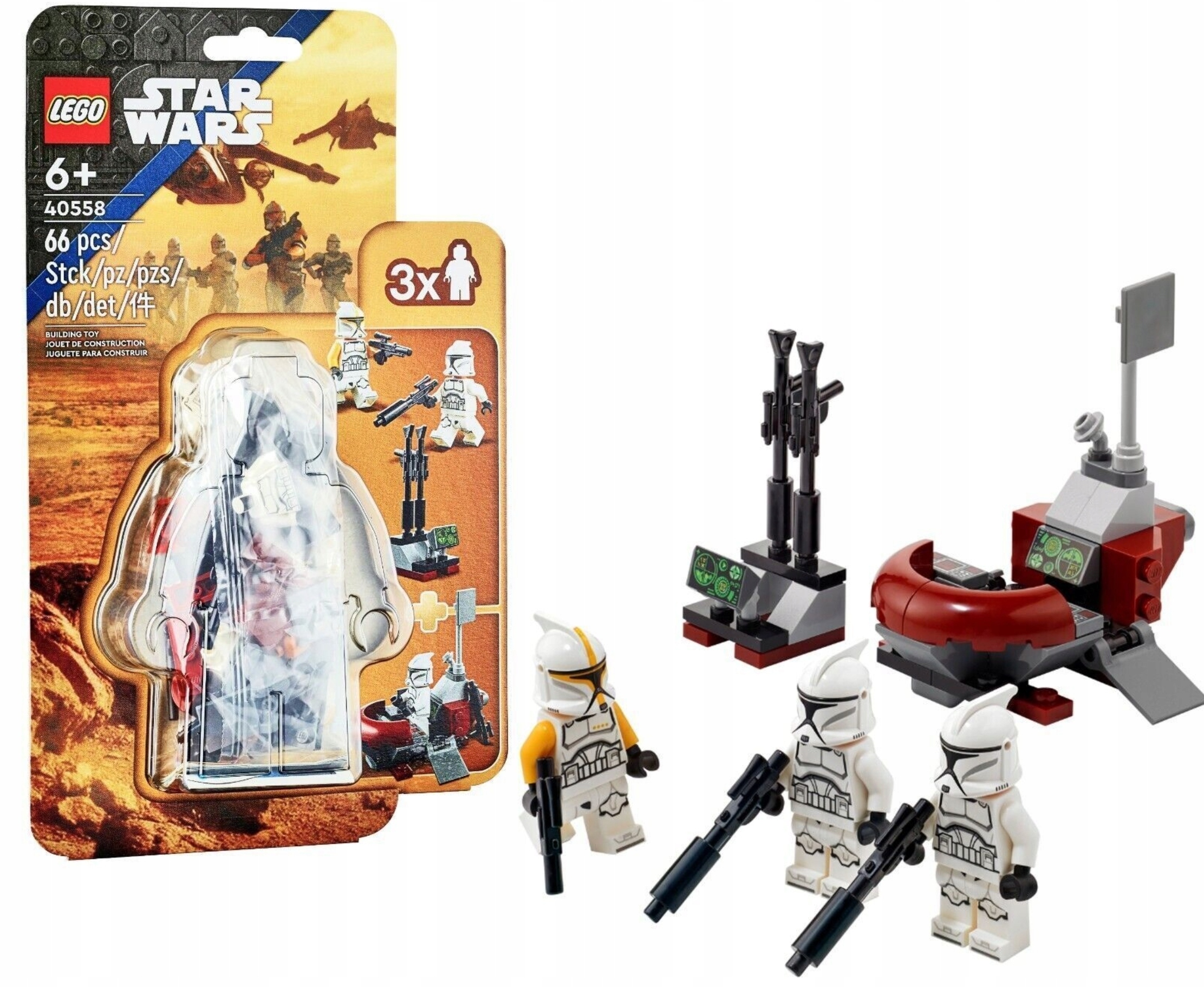 Lego 40558 Star Wars Stacja dowodzenia żołnierza oddziału klonów