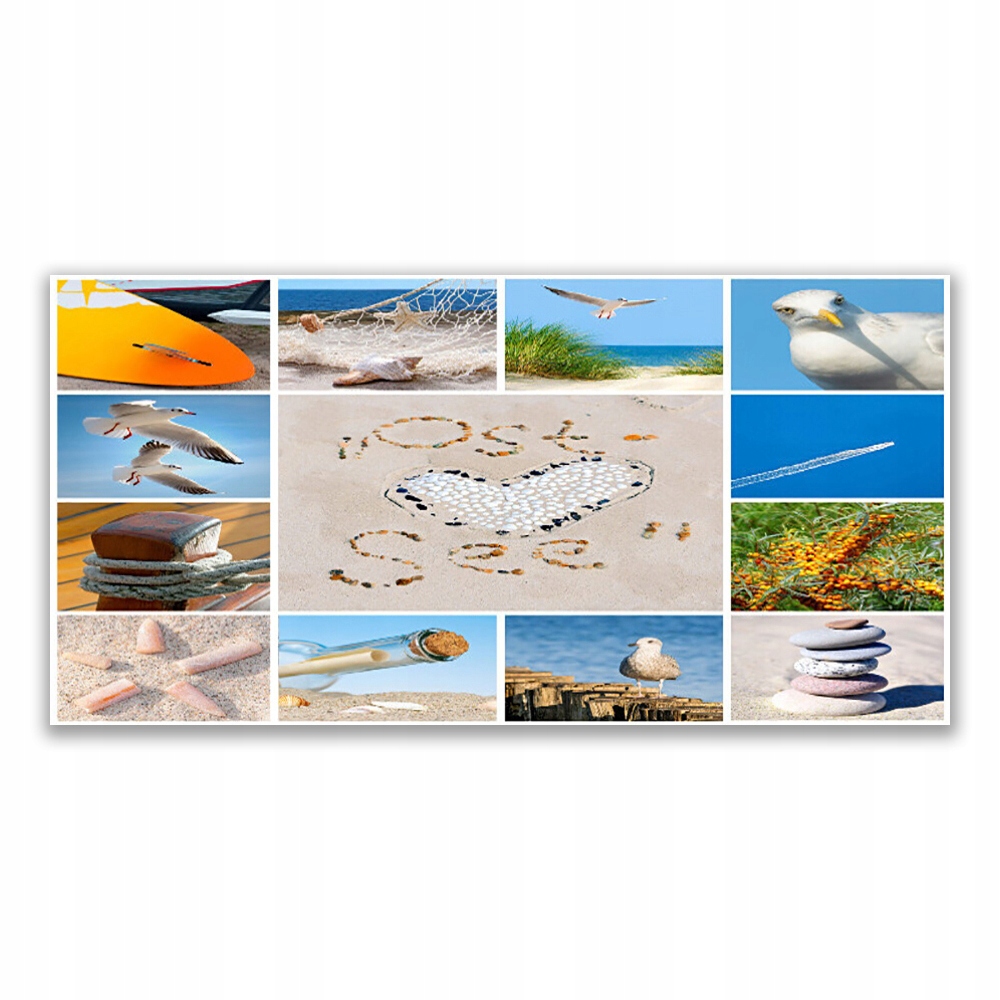 

Obraz akrylowy 120x60 Ocean Plaża Mewy Krajobraz