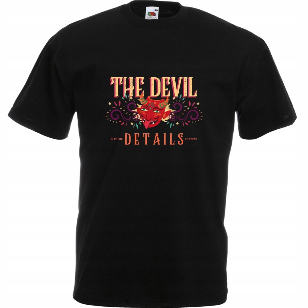 

Koszulka the devil details S czarna