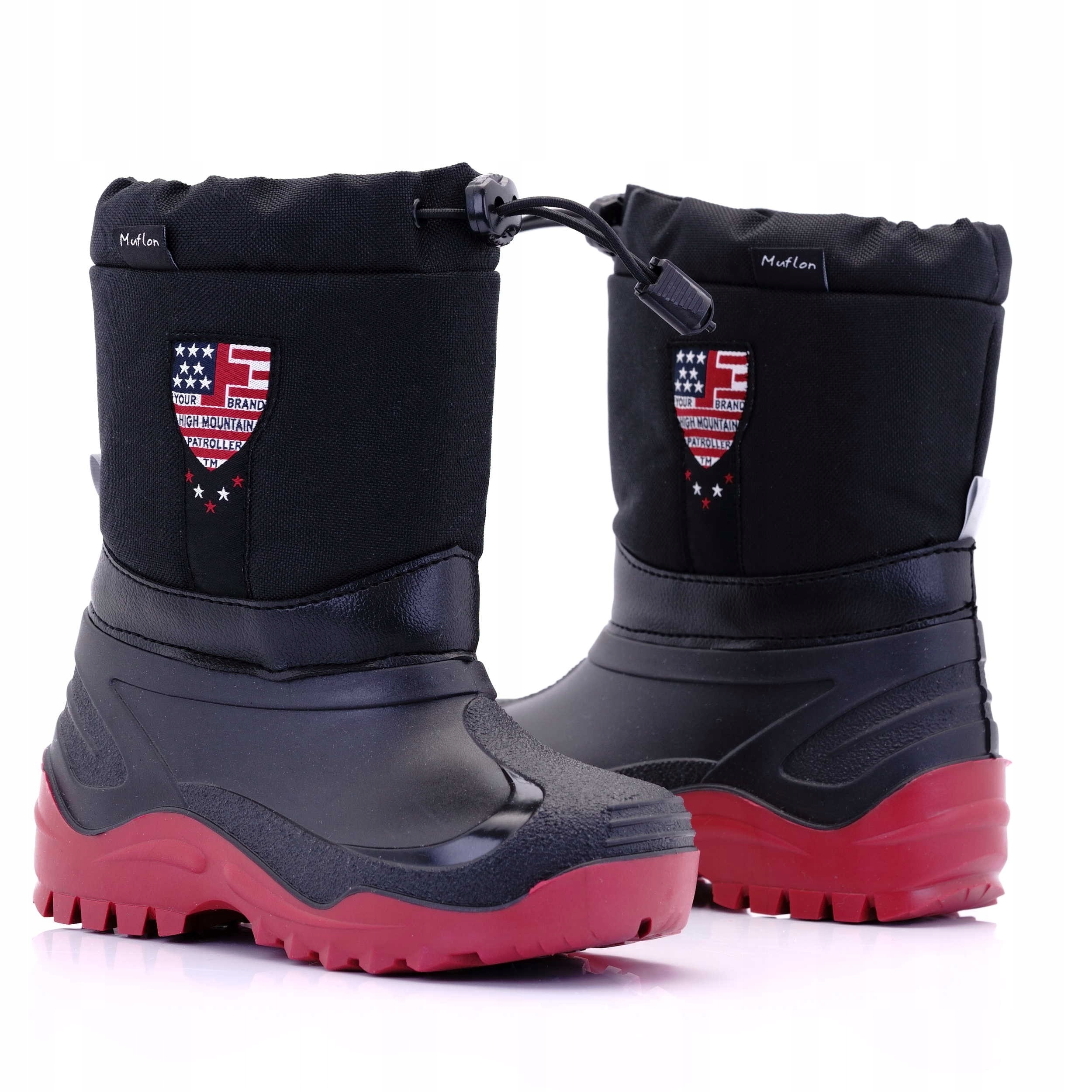 Renbut Muflon ŚNIEGOWCE BUTY DZIECIĘCE WEŁNA 21/22 Płeć chłopcy dziewczynki