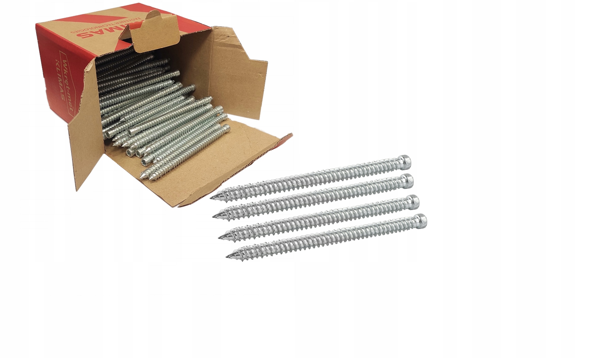 Šroub-met Kalený šroub do zárubní s válcovou hlavou 7,5 x 212 mm 100 ks