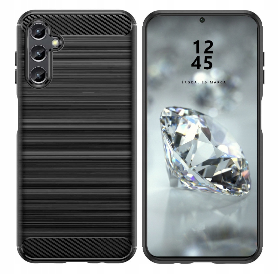 

Etui Do Samsung A54 5G Pancerne Karbon Case