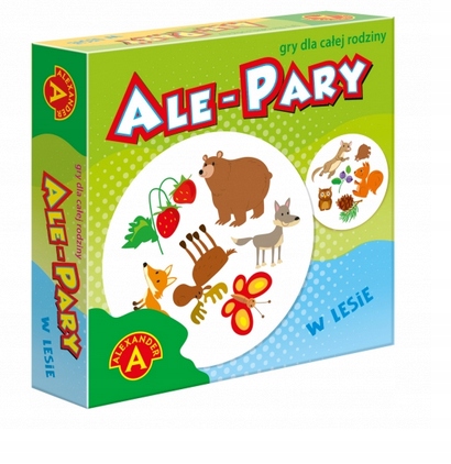 ALE PARY W LESIE - GRA PAMIĘCIOWA SPOSTRZEGAWCZOŚĆ DOPASOWANIE - ALEXANDER Kod producenta 2647