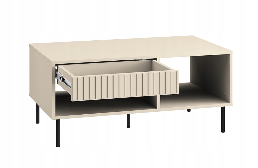 Stolik Kawowy Ryflowany 1SZ 100 cm Kaszmir ZOFIA ML Kolekcja ZOFIA