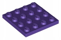 

Lego Płytka 4x4 Fioletowa (3031/6109819) 1szt