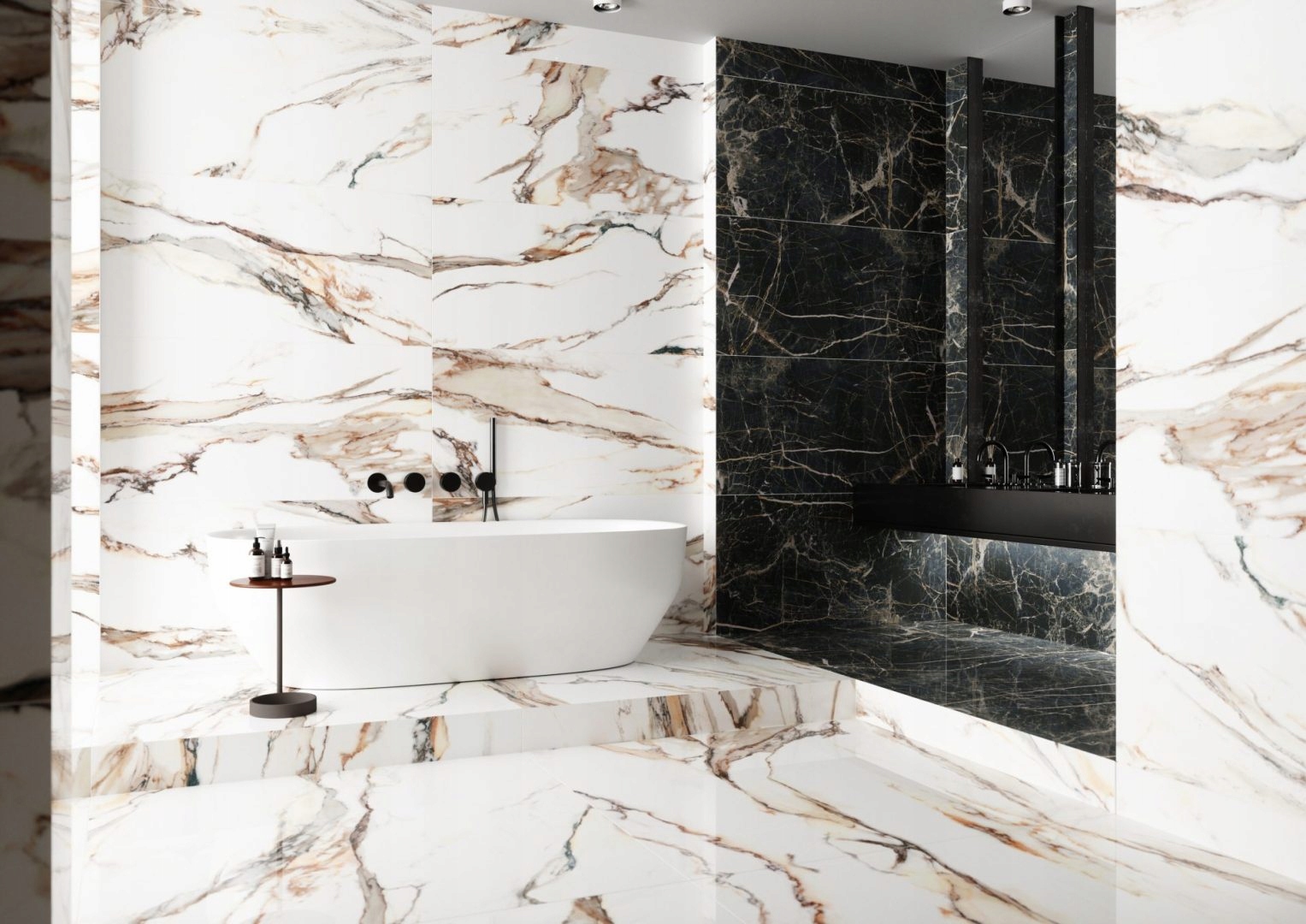 Płytki wielkoformatowe 280x120 BIAŁY MARMUR POLER Kolekcja Marmur