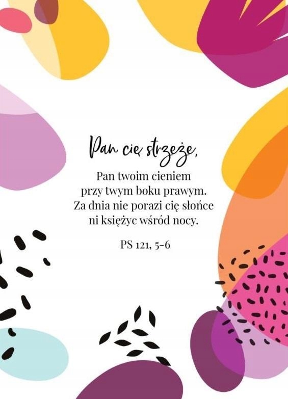 A Kartka Składana Pan Cię Strzeże