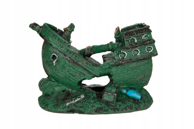 

Ozdoba Do Akwarium Dekoracja Figurka Statek wrak