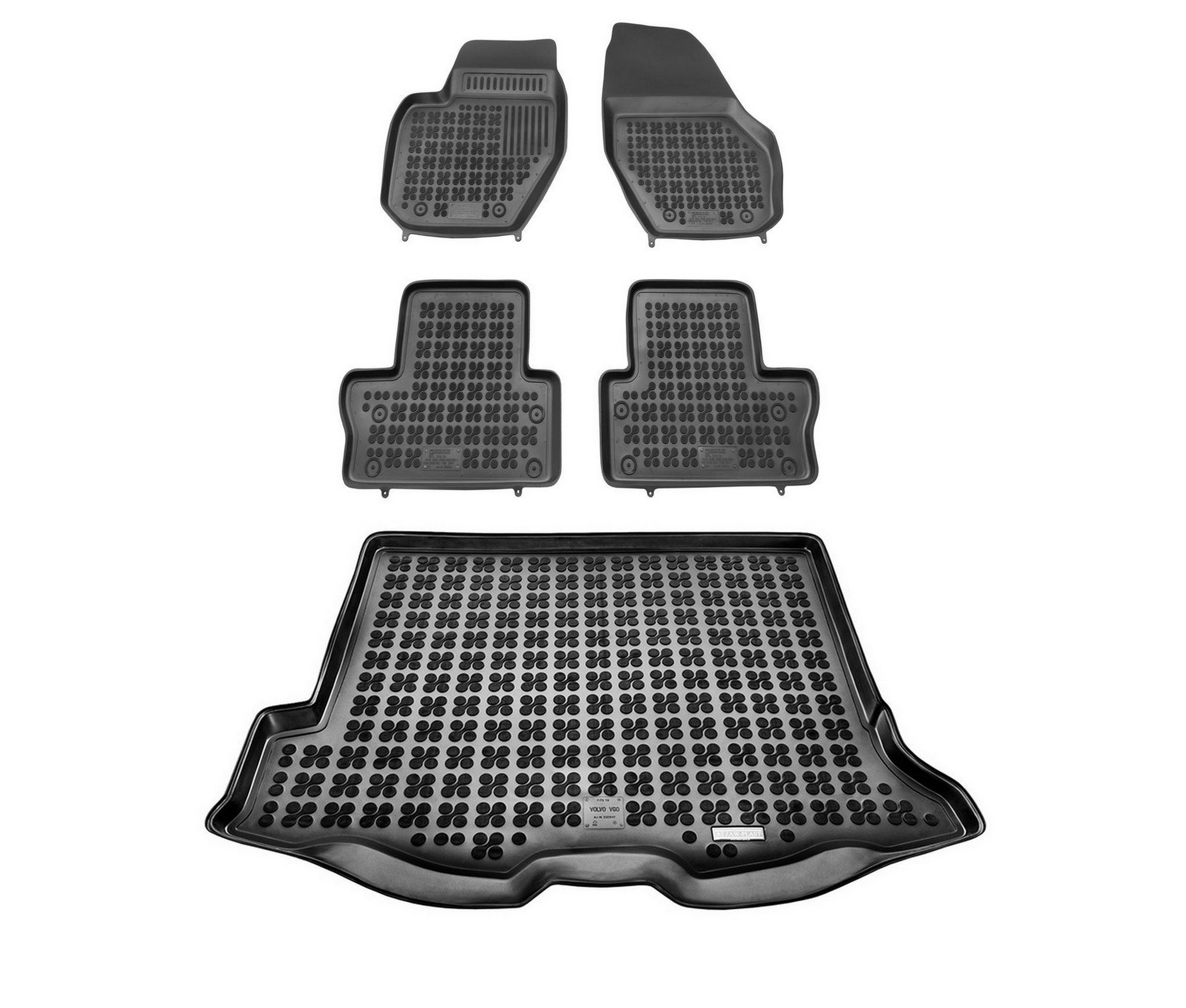 

Volvo V60 2011-2018 Dywaniki gum Mata bagażnika