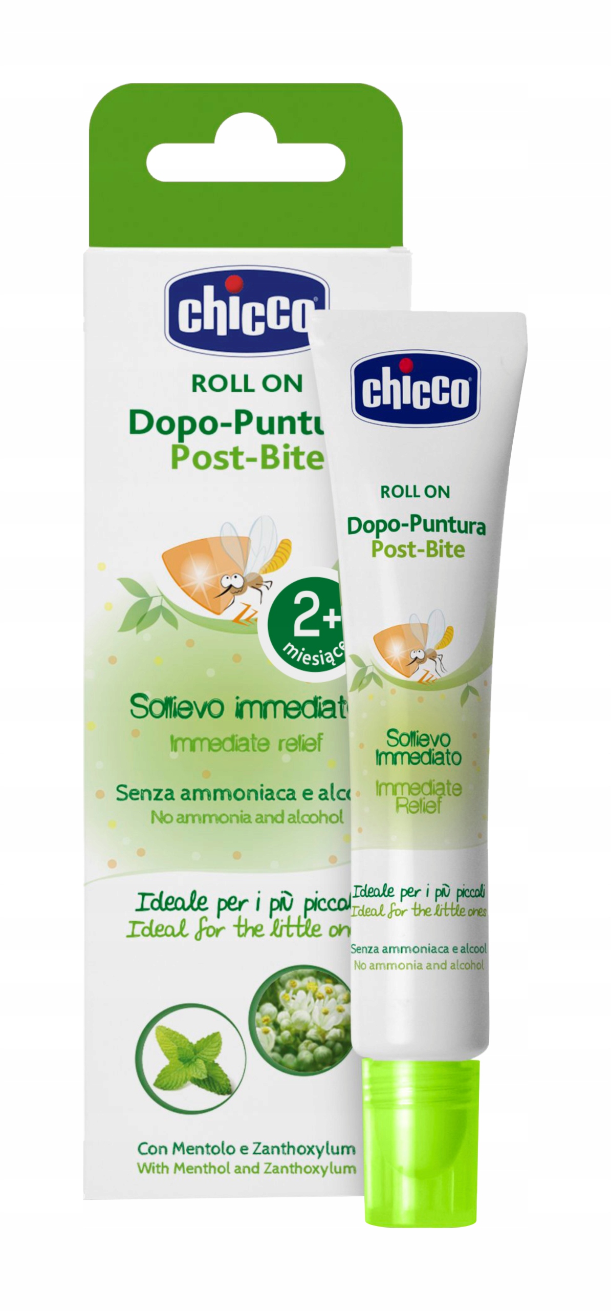 CHICCO ROLL-ON SOOTHING 2M + комариный укус