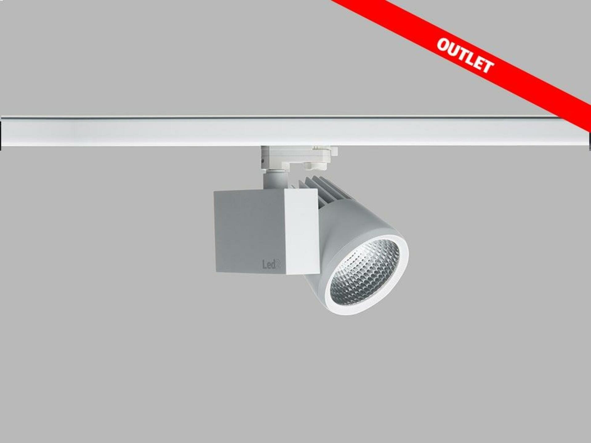 LED2 Shop Light 45 30° Biele Lištové 3000K 6090131