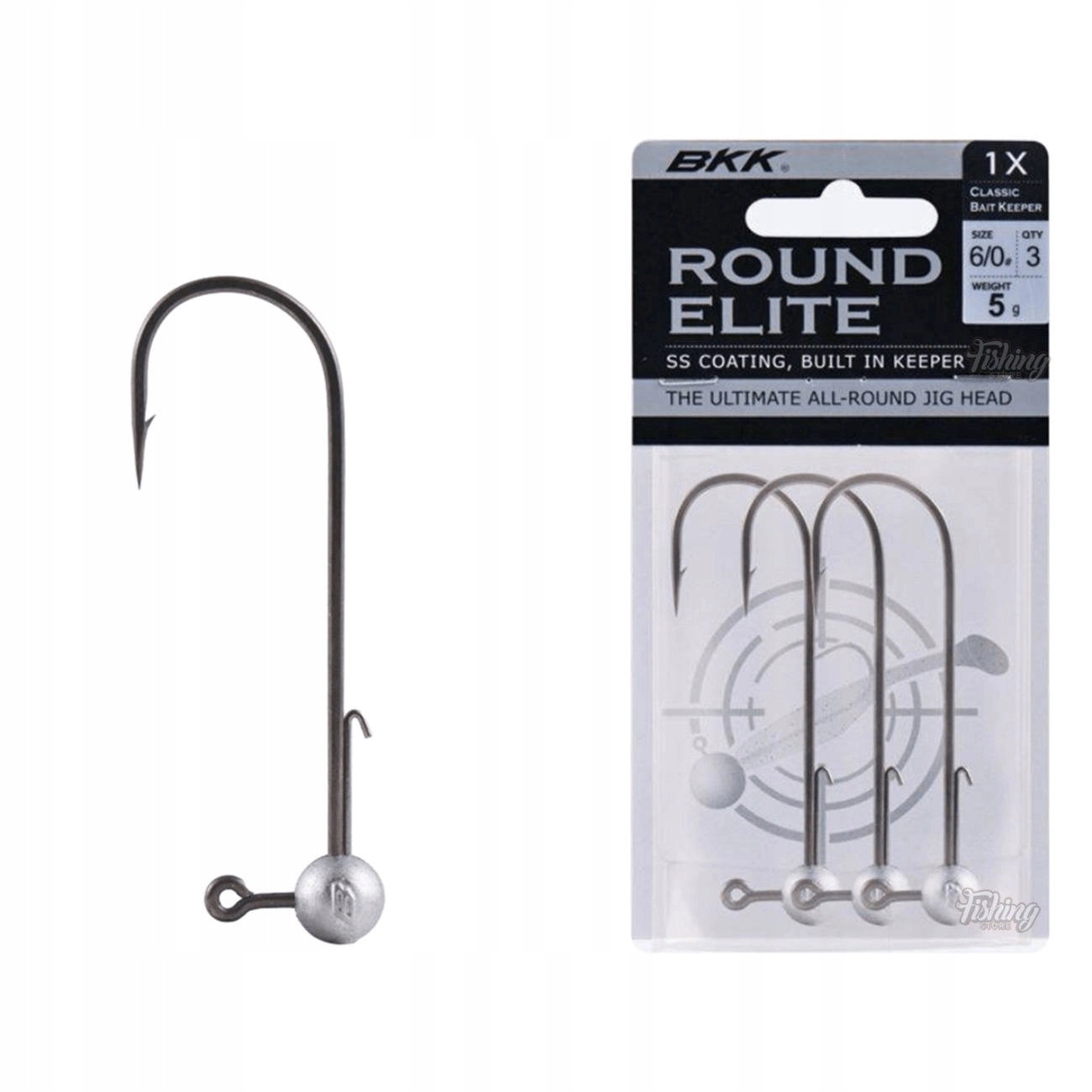Główki jigowe Bkk Round Elite Classic 5g 3/0 3pcs