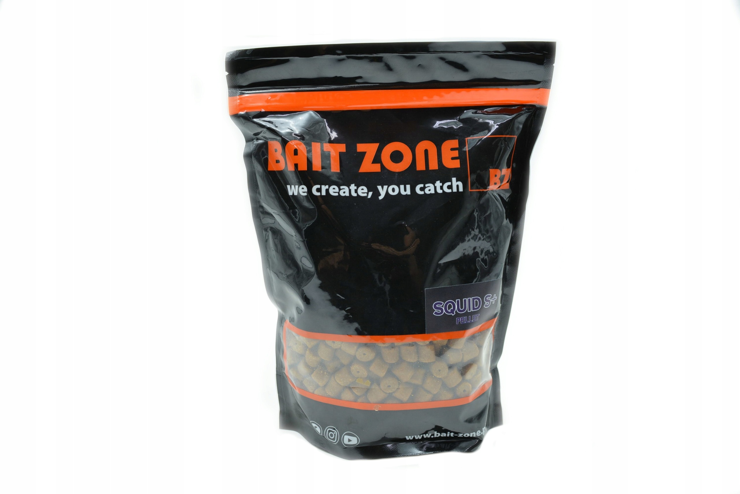 Pellet Squid S+ 12 mm 1 kg Bait Zone