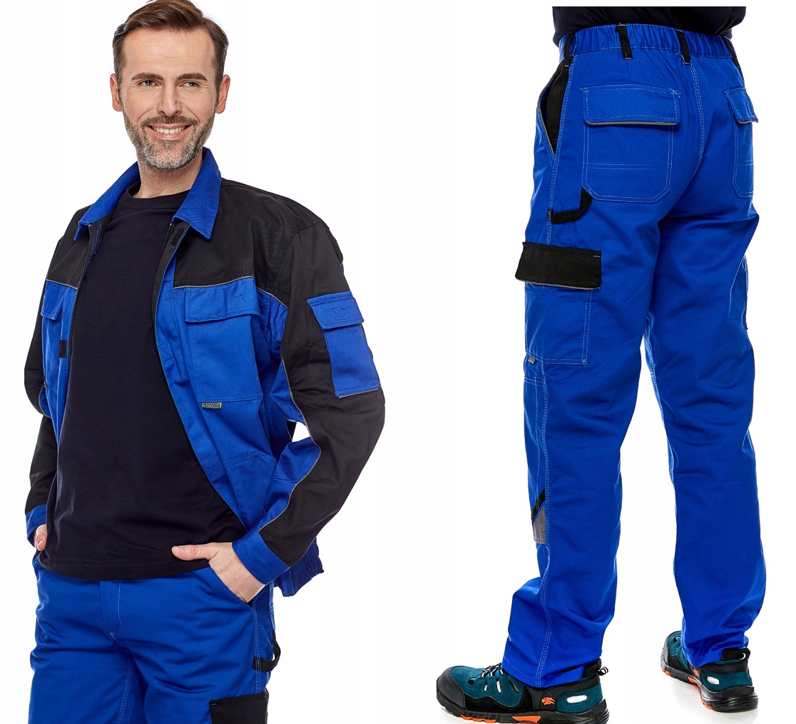 Надміцний робочий захисний одяг синього кольору 52