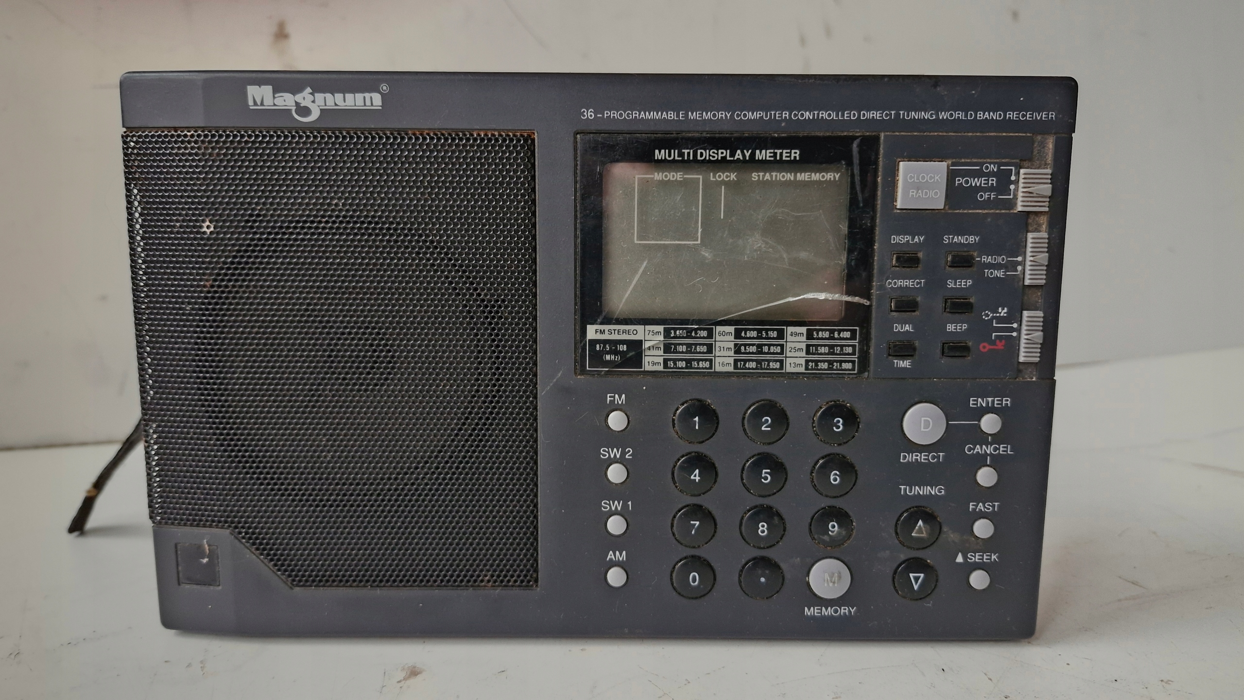 STARE ZABYTKOWY RADIOODBIORNIK GLOBALNY MAGNUM WR-218 STAN DOBRY GWR