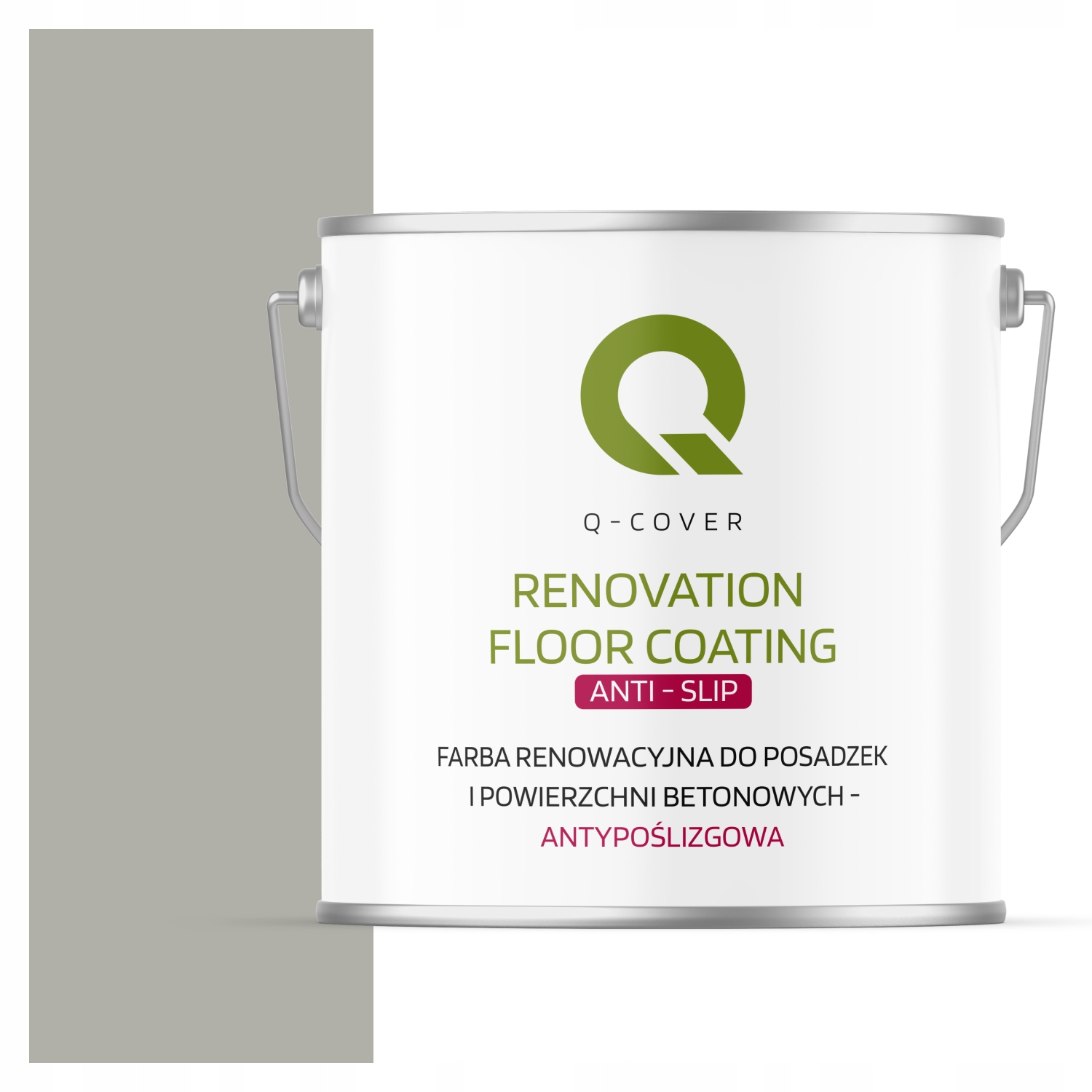 Protišmyková Farba Na Renováciu Garážového Betónu 5 L Šedá Achátová RAL7038