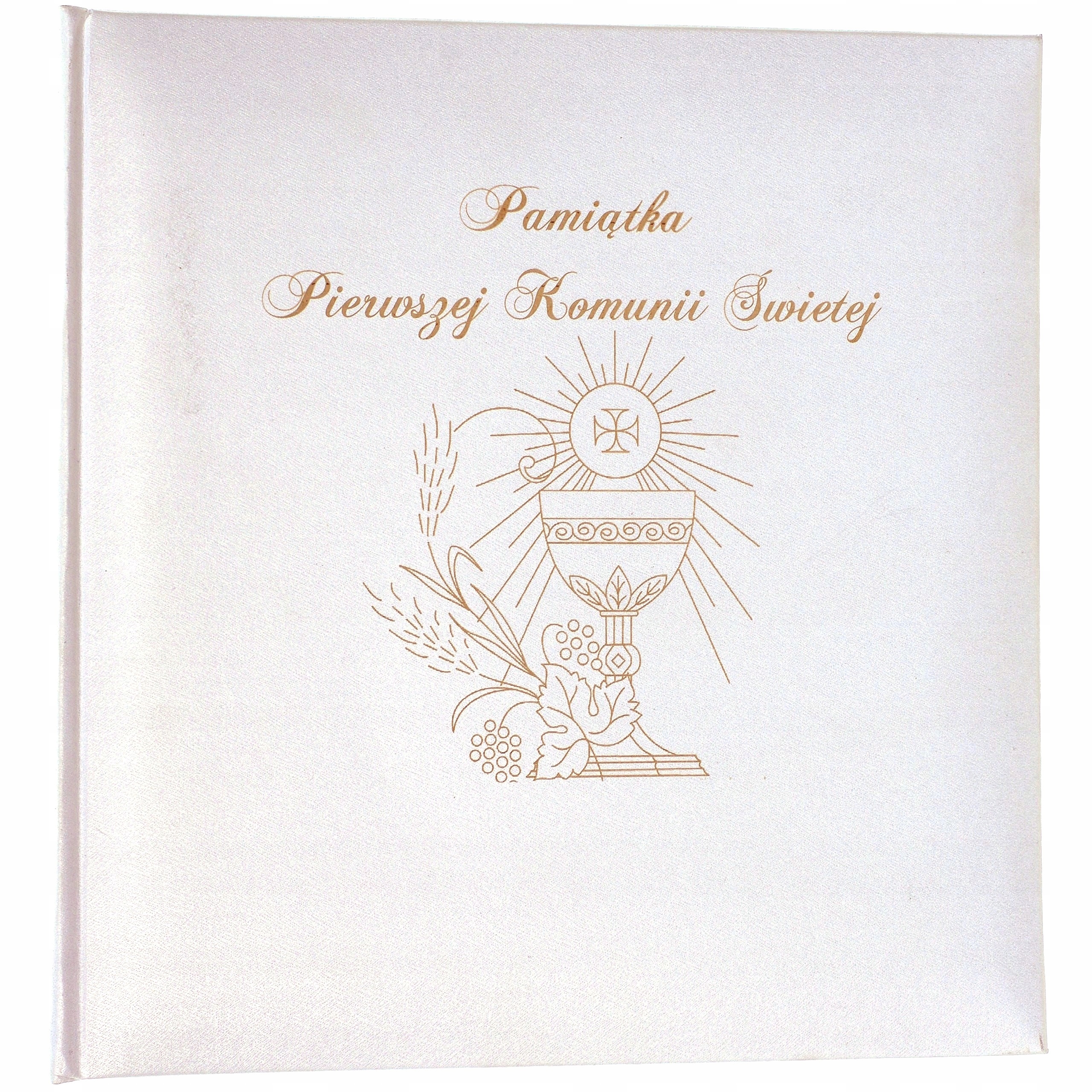 ALBUM NA ZDJĘCIA WKLEJANE PESONALIZOWANY KOMUNIA, CHRZEST, ŚLUB I INNE
