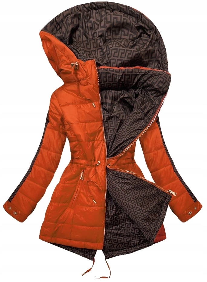 Oboustranná Bunda W556 Oranžová XXL (44)