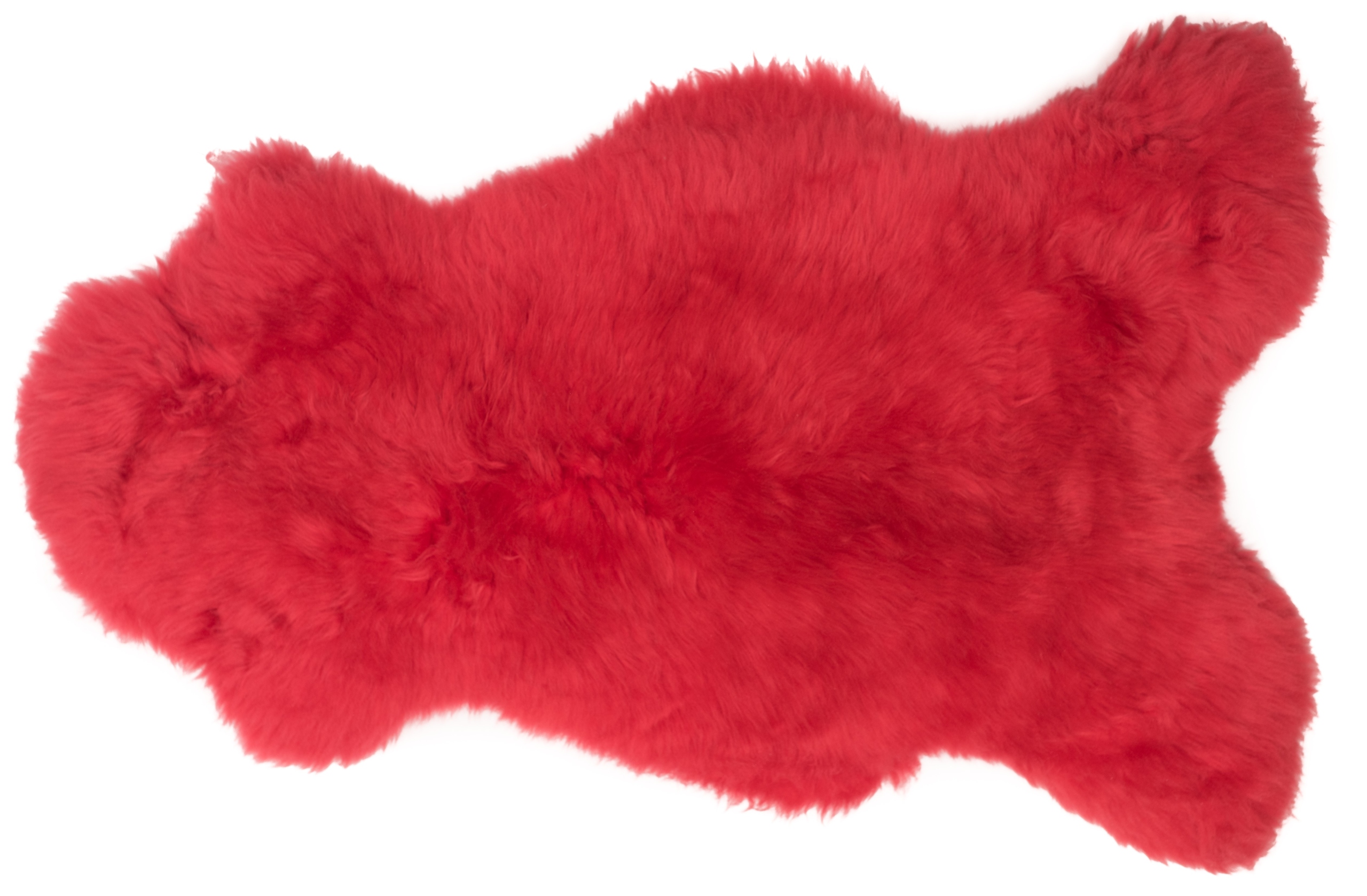 Ovčia koža Červená Prírodná Púť Koža