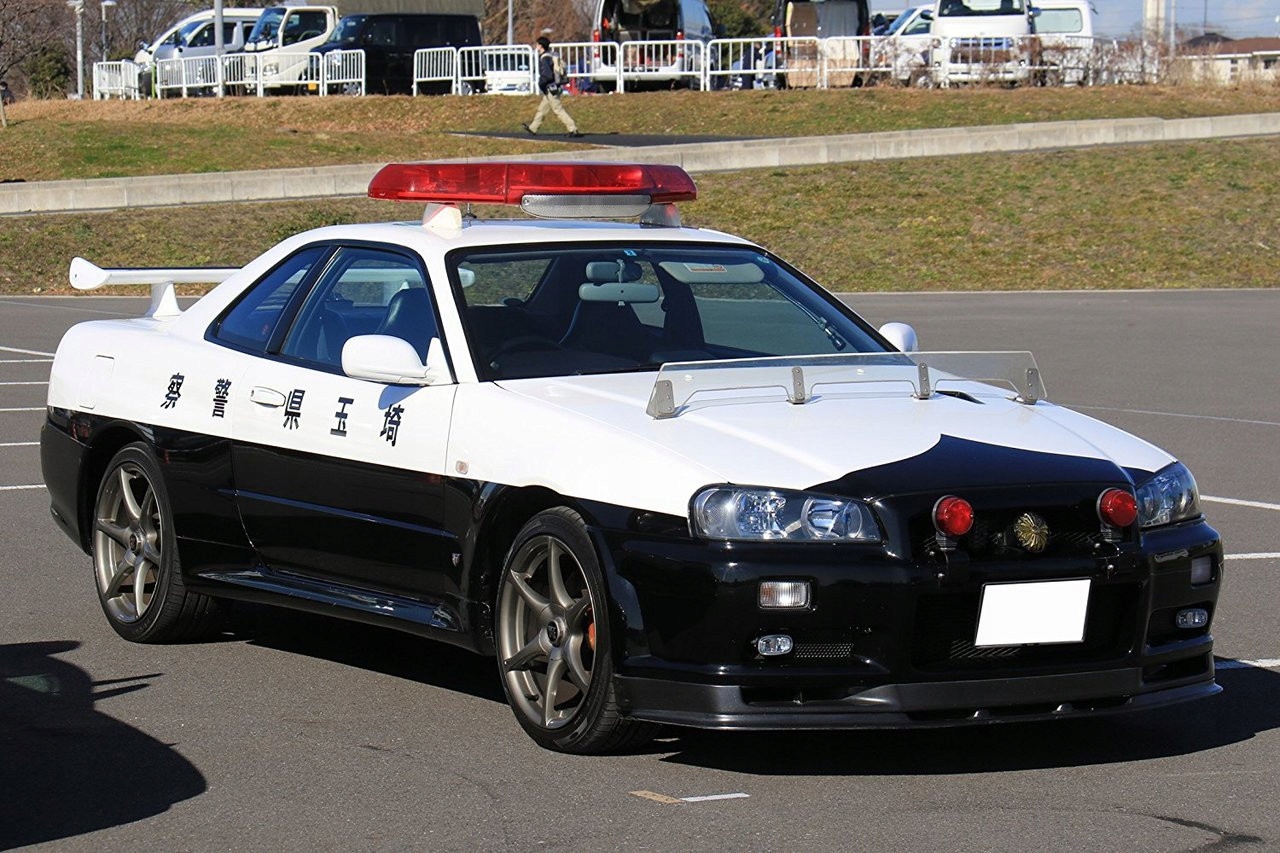 Fujimi Nissan Skyline R34 Gt-r Police Policie R-34