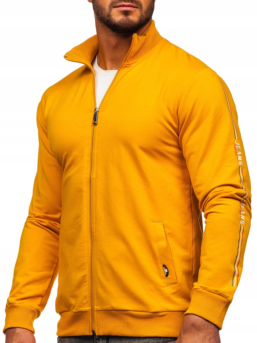 

Bluza Męska Bez Kaptura Żółta 8756 Denley_xl