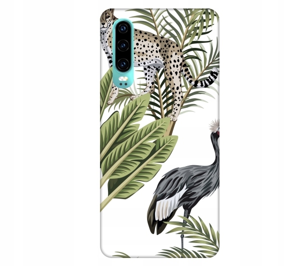 

Etui pokrowiec do Huawei P30 Wzór tropikalny Afryk